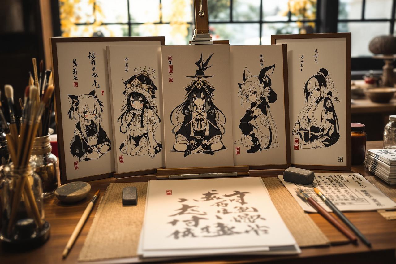 《剑心问道》× 知名国风画师联名企划公开 - 日漫网站资讯